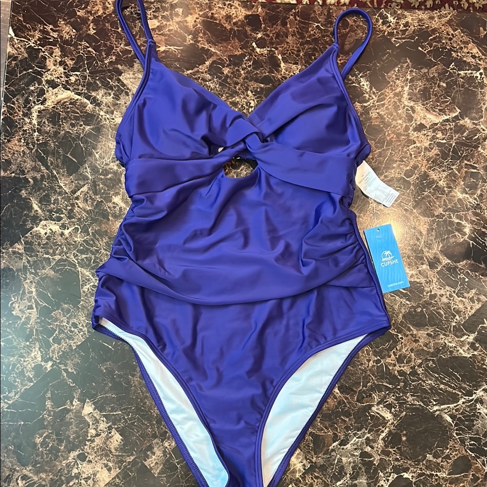 Cupshe Purple One Piece Swimwear